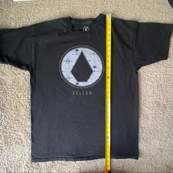 Volcom Mens Iconic Short Sleeve T-Shirt Clothing Apparel Snowboarding Large - Picture 10 of 10